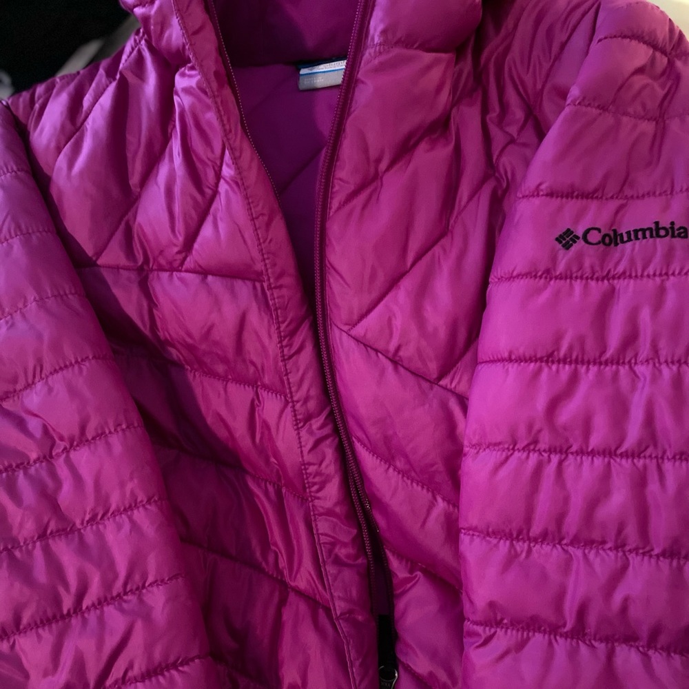 Purple Columbia Puffer coat